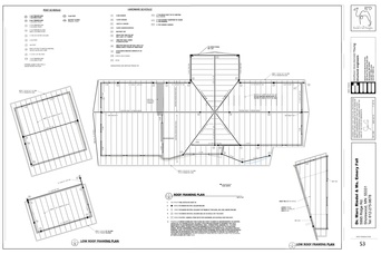 S3: Low Roof Framing Plan