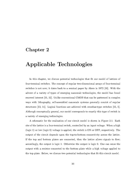 File:Altun Logic Synthesis for Networks of Four Terminal Switches.pdf