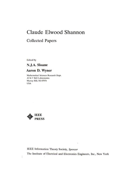 File:Shannon A Symbolic Analysis of Relay and Switching Circuits.pdf